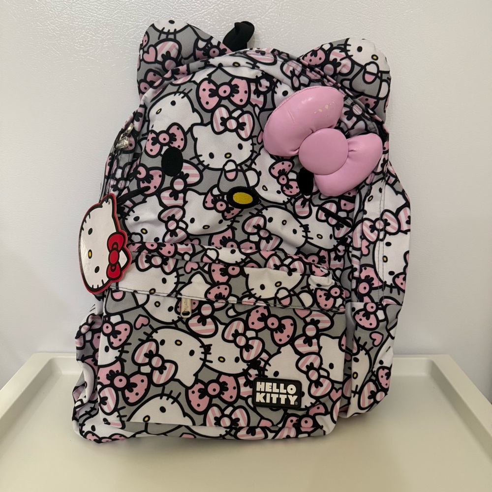 Sanrio x Loungefly Hello Kitty Backpack with Pink Bow